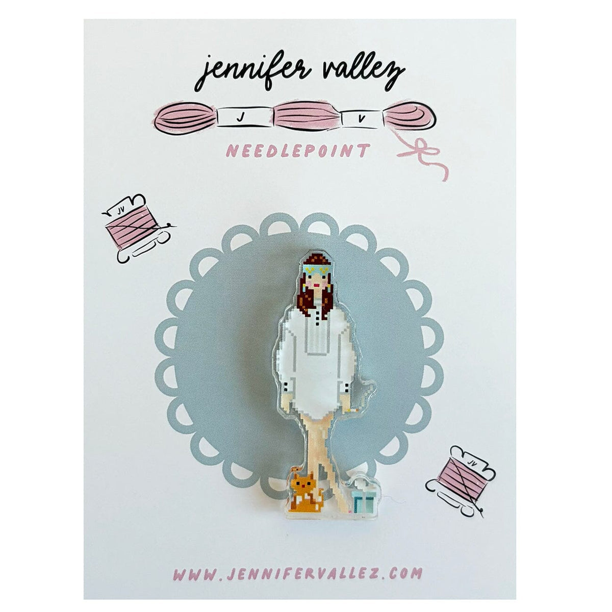 Audrey Hepburn Holly Go Lightly Needleminder