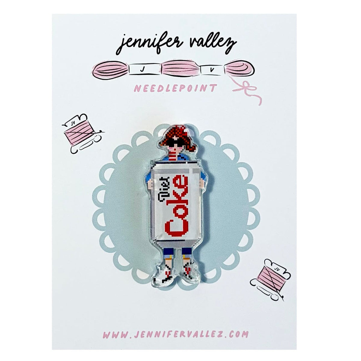 Diet Coke Girl Needleminder