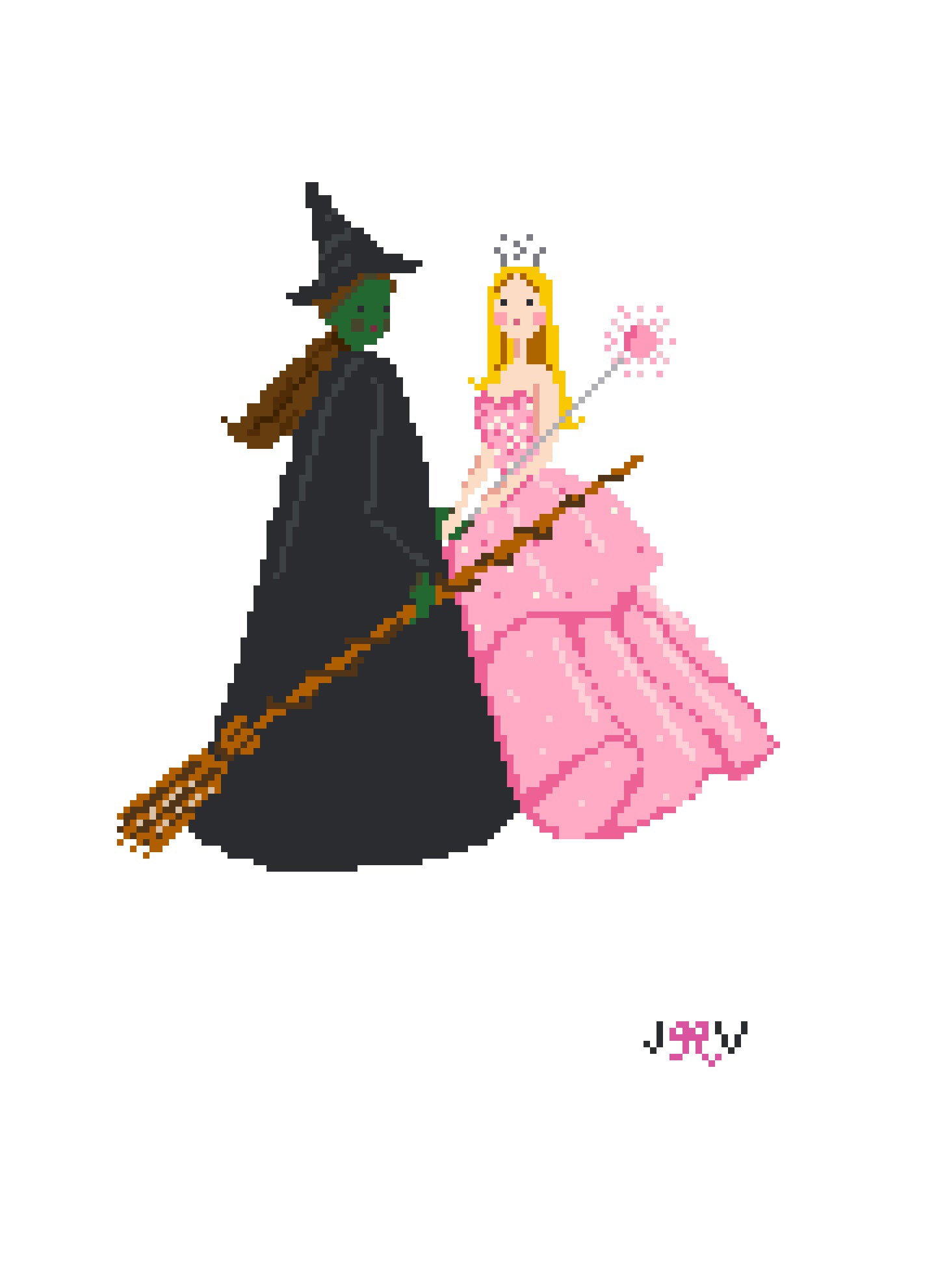 JV207 - Wicked Needlepoint Canvas