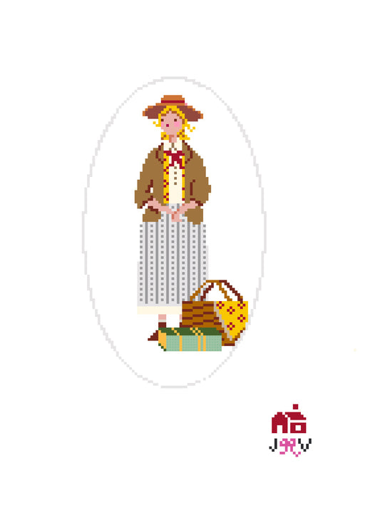 JV220 - Jo Little Women Needlepoint Canvas