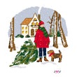 VJV36 - Cold Outside Needlepoint Canvas