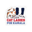 Kamala Harris Cat Lady Sticker