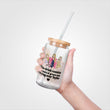 Taylor Swift Grown Men's Tear Glass with Lid & Straw