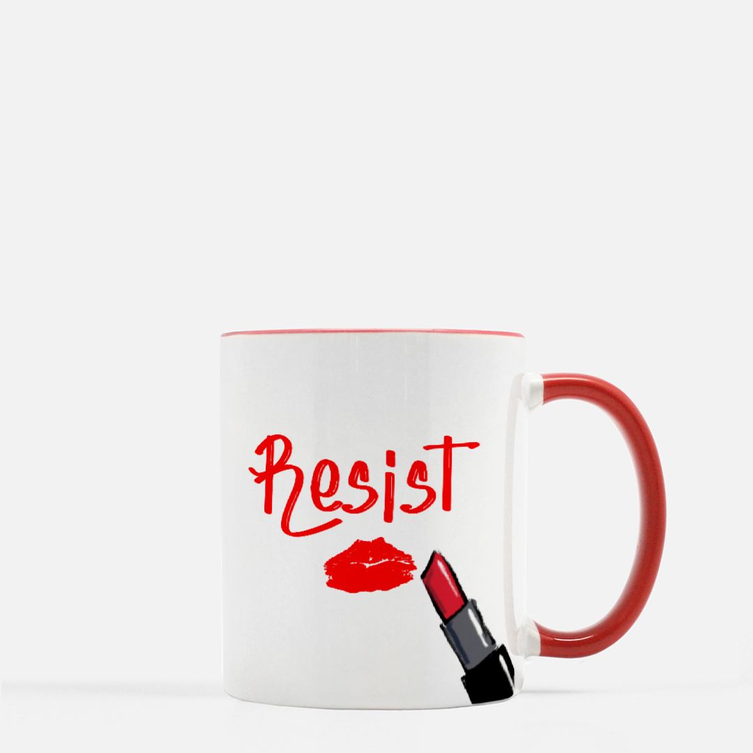 Resist Lipstick Mug