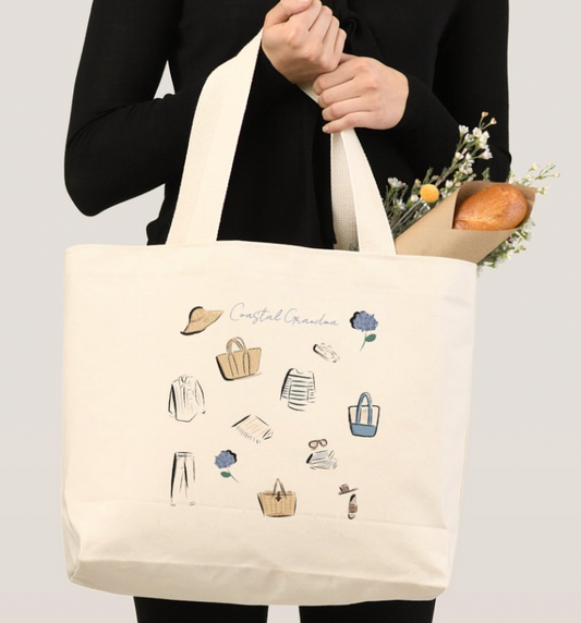 Coastal Grandma Totes