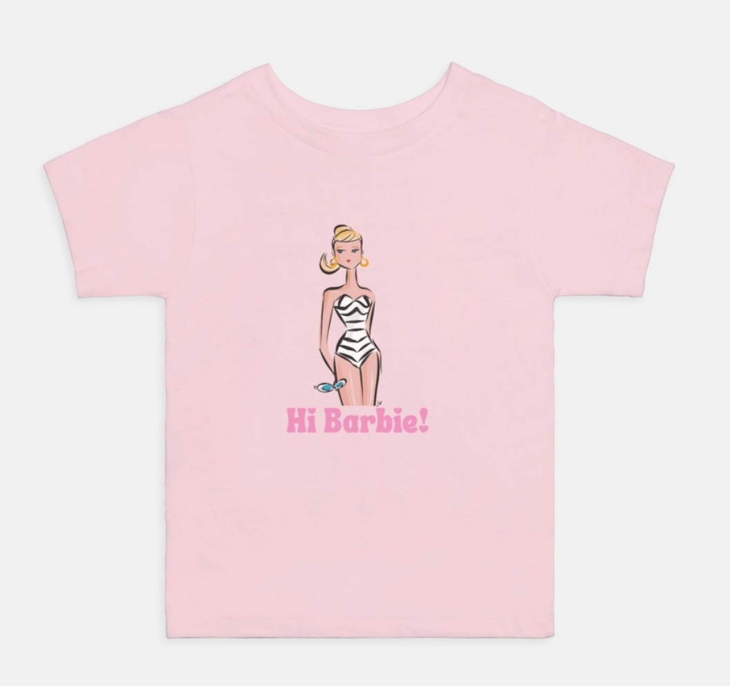 Hi Barbie Toddler Tee