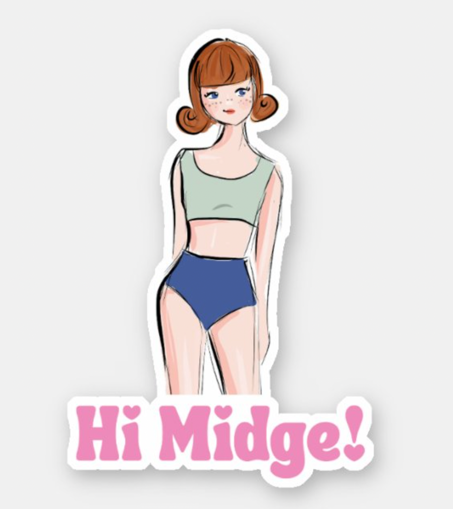 Hi Barbie Friends Stickers