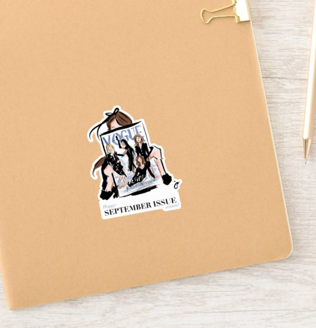September Issue Sticker