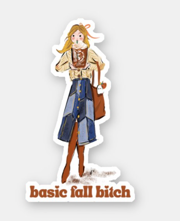 2023 Basic Fall Bitch Sticker