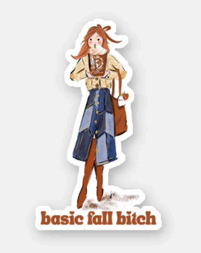 2023 Basic Fall Bitch Sticker