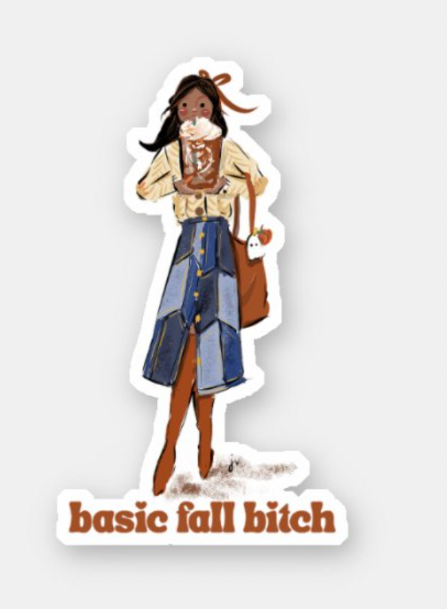 2023 Basic Fall Bitch Sticker