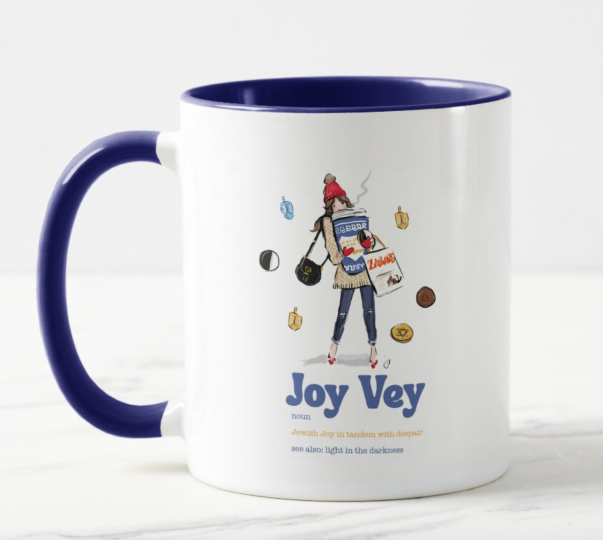 Hanukkah Joy Vey Coffee Mug