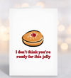 Jelly Donut Hanukkah Card