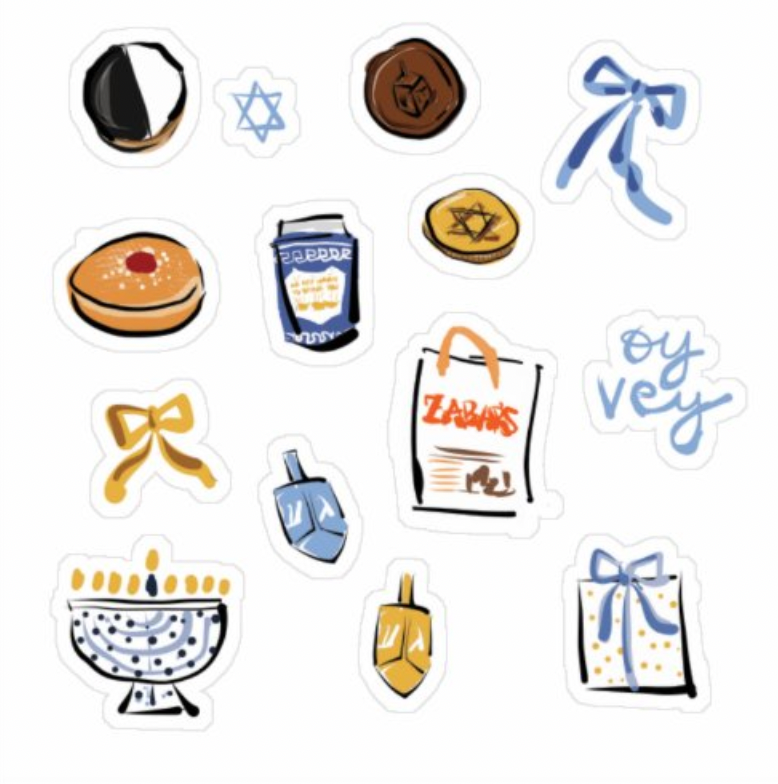 Hanukkah Stuff Sticker