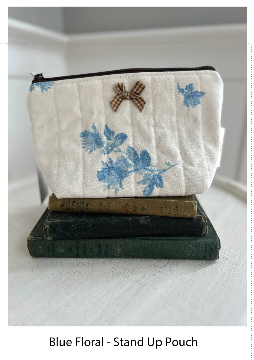 Handmade Cotton Fabric Zip Pouches