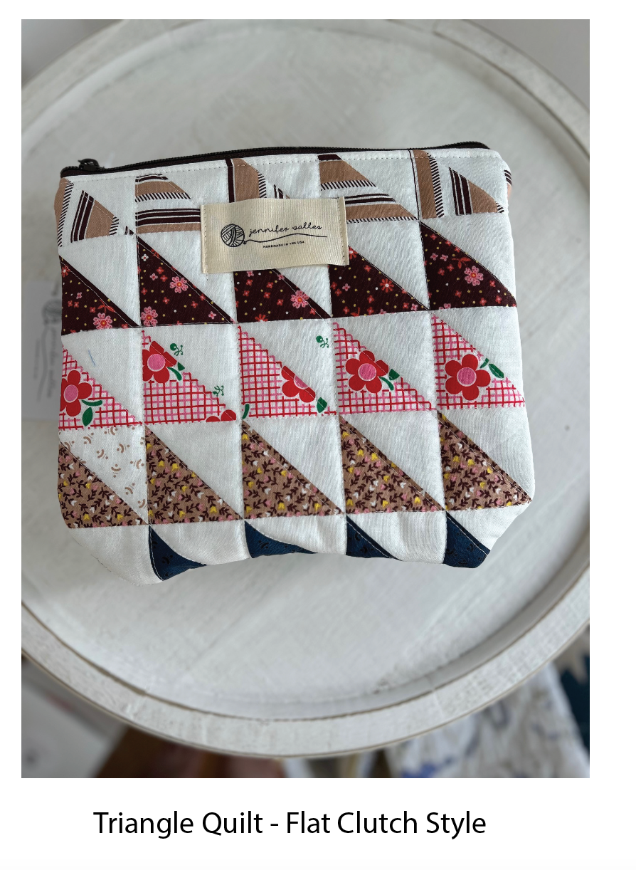Handmade Cotton Fabric Zip Pouches