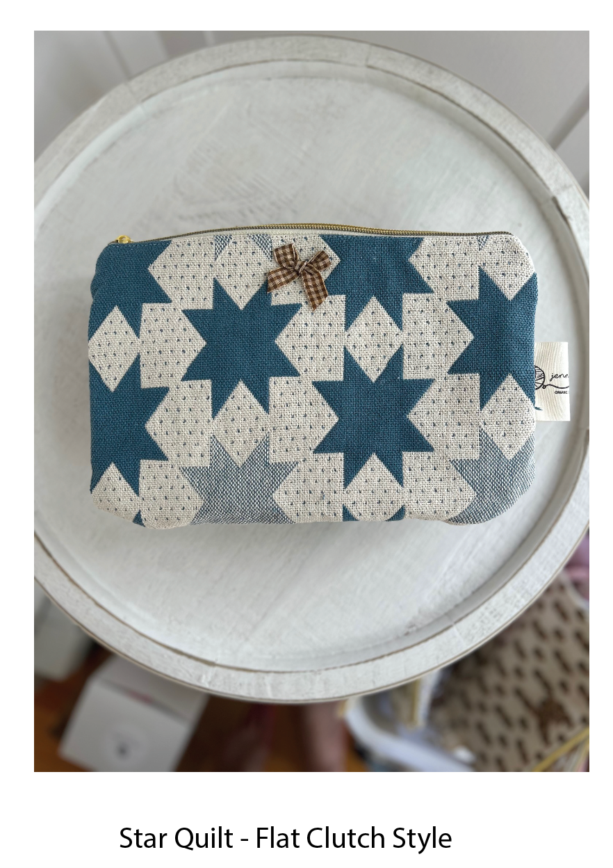 Handmade Cotton Fabric Zip Pouches