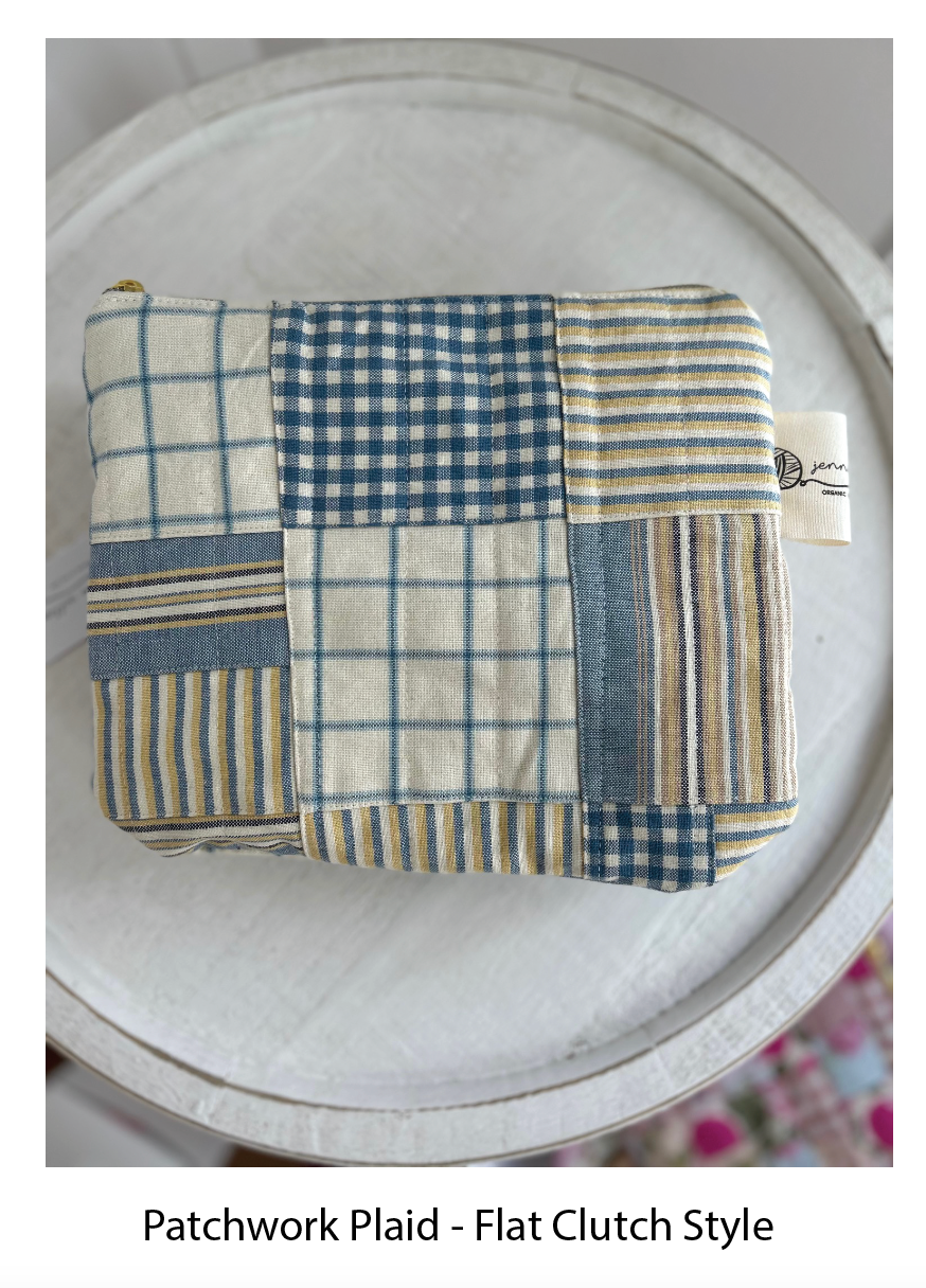 Handmade Cotton Fabric Zip Pouches