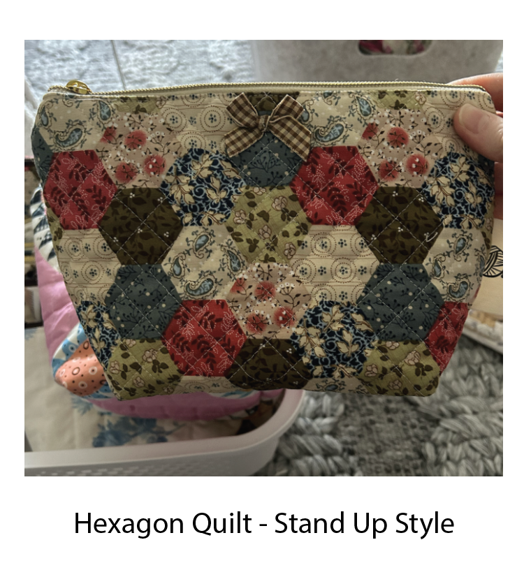 Handmade Cotton Fabric Zip Pouches