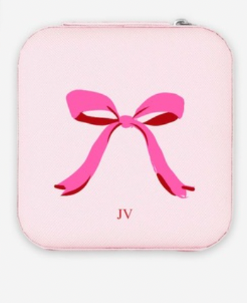 Monogrammed Jewelry Travel Case