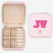 Monogrammed Jewelry Travel Case