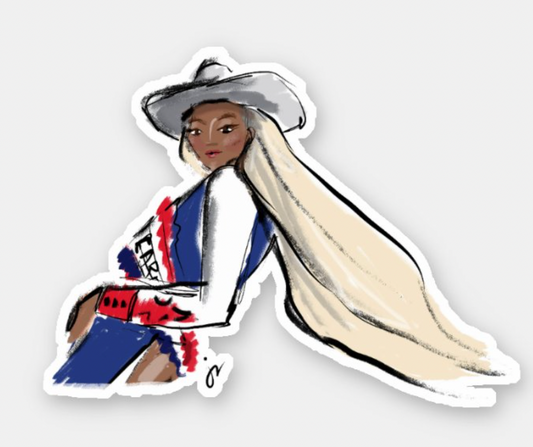 Cowboy Carter Beyoncé Sticker