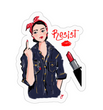 Resist Lipstick Sticker