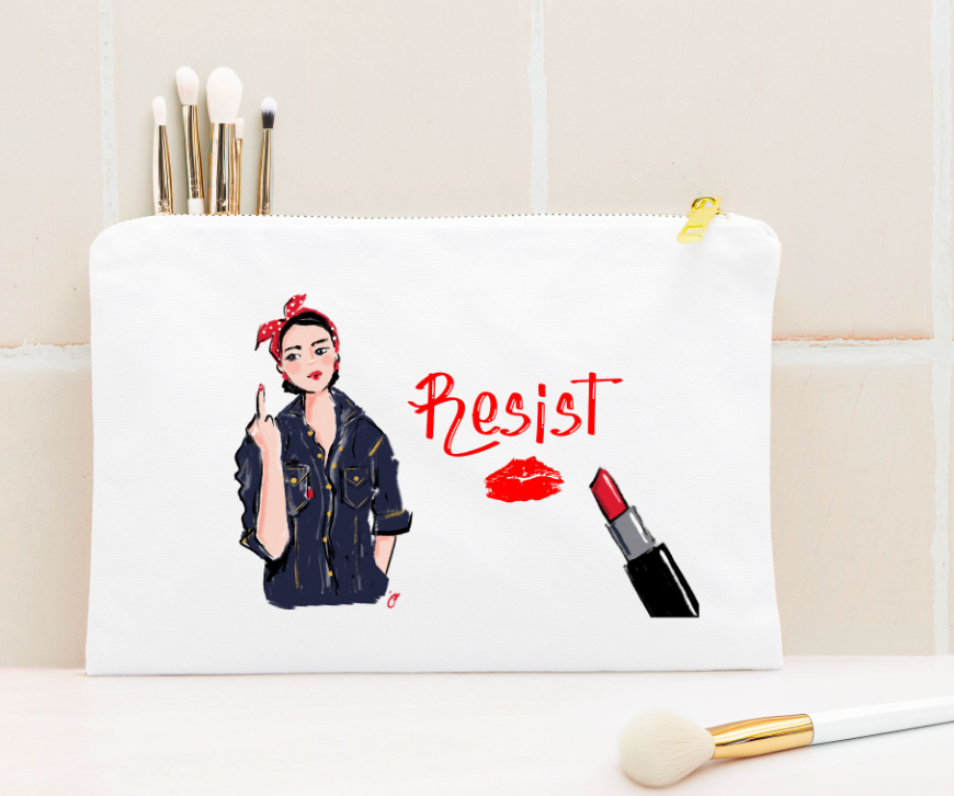 Resist Lipstick Cosmetic Pouch