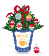 Needlepoint Canvas - NYC Anthora Cup Winter