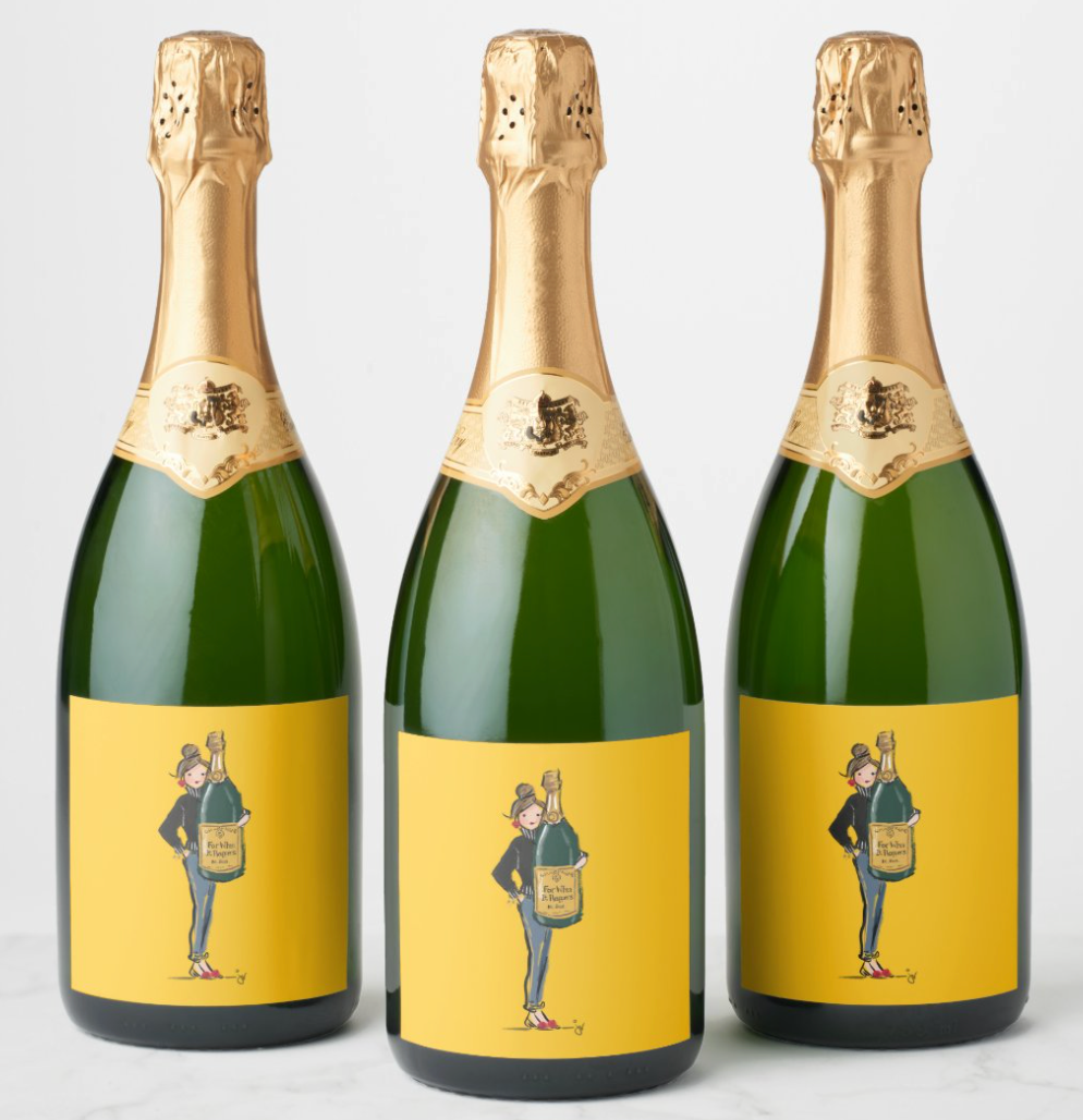 For When It Happens - Wine Labels