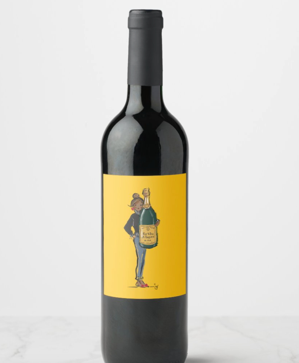 For When It Happens - Wine Labels