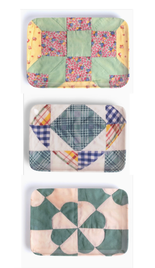 Melamine Quilted Catchall Trays