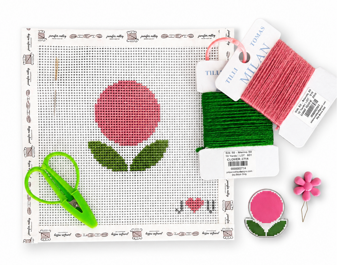 Needlepoint Beginner Kit - Flower