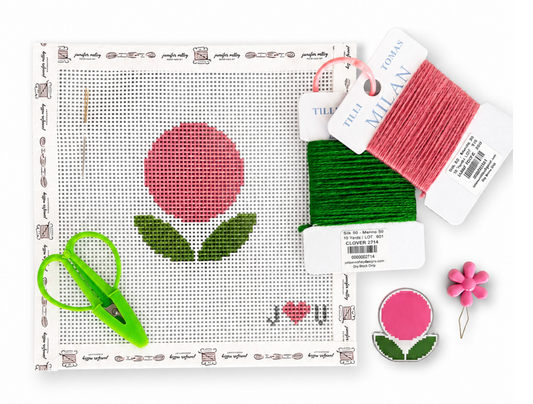 Needlepoint Beginner Kit - Flower