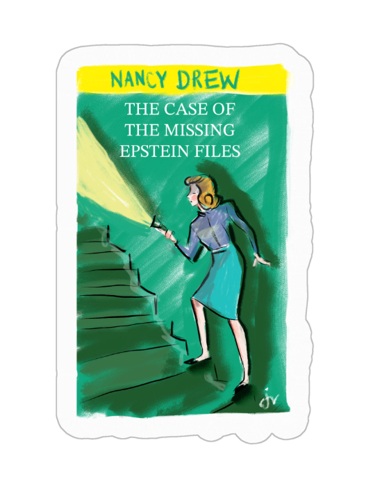 Nancy Drew - Epstein Files Sticker