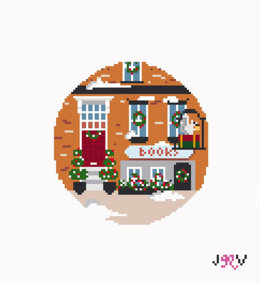 JV154 - Beacon Hill Books Winter Needlepoint Canvas