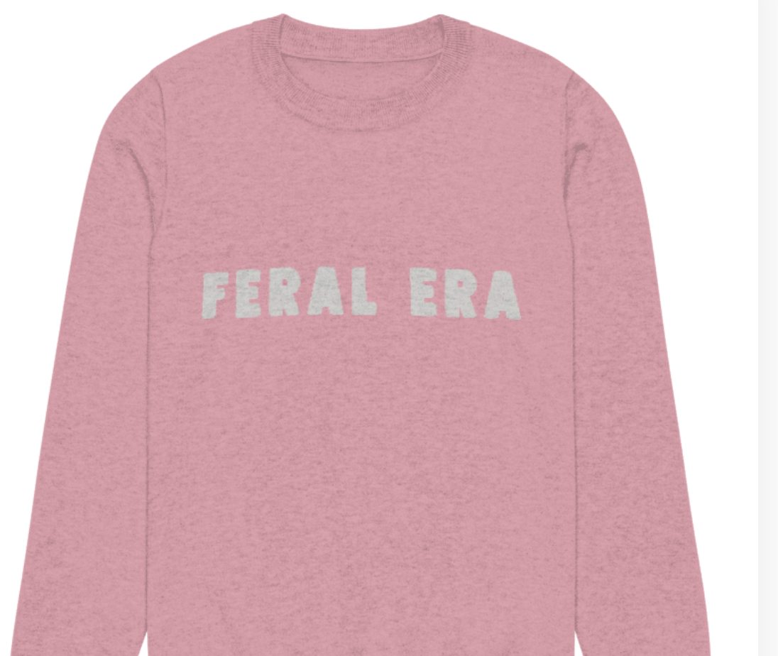 Feral Era Knit Sweater - NAVY