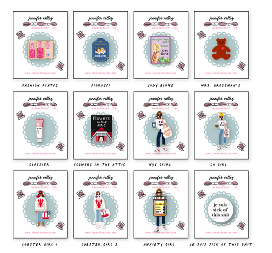 Acrylic Needlepoint Needleminders