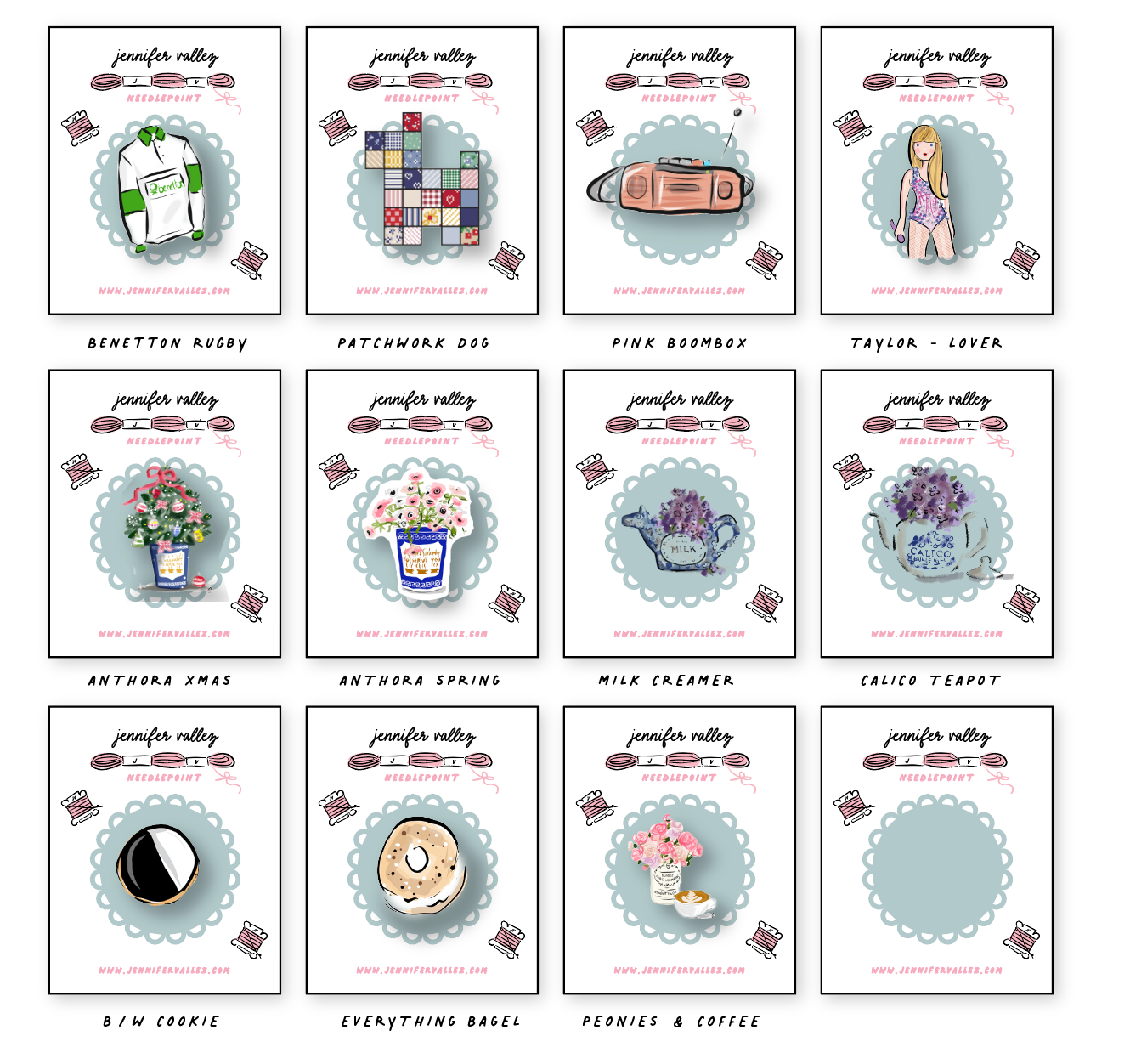 Acrylic Needlepoint Needleminders