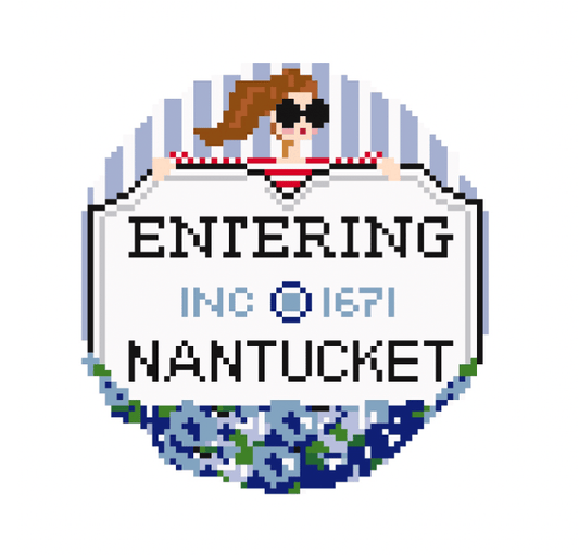 Needlepoint Canvases - East Coast Girls Ornaments