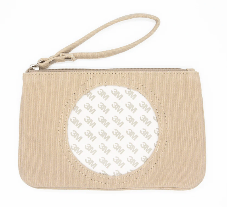 Canvas Wristlet/Clutch
