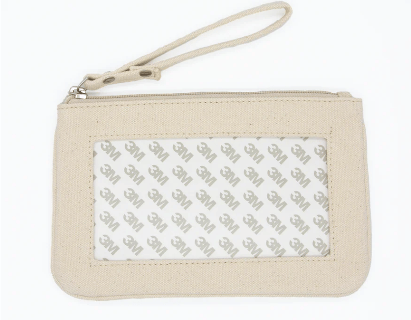 Canvas Wristlet/Clutch