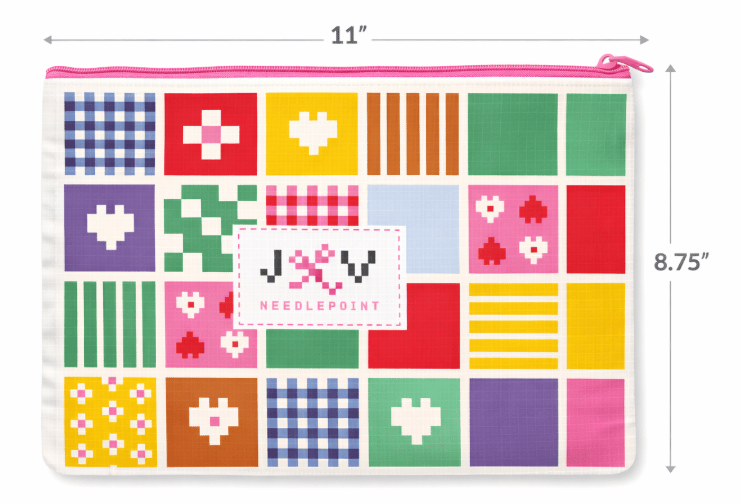 Jennifer Vallez Needlepoint Project Bags