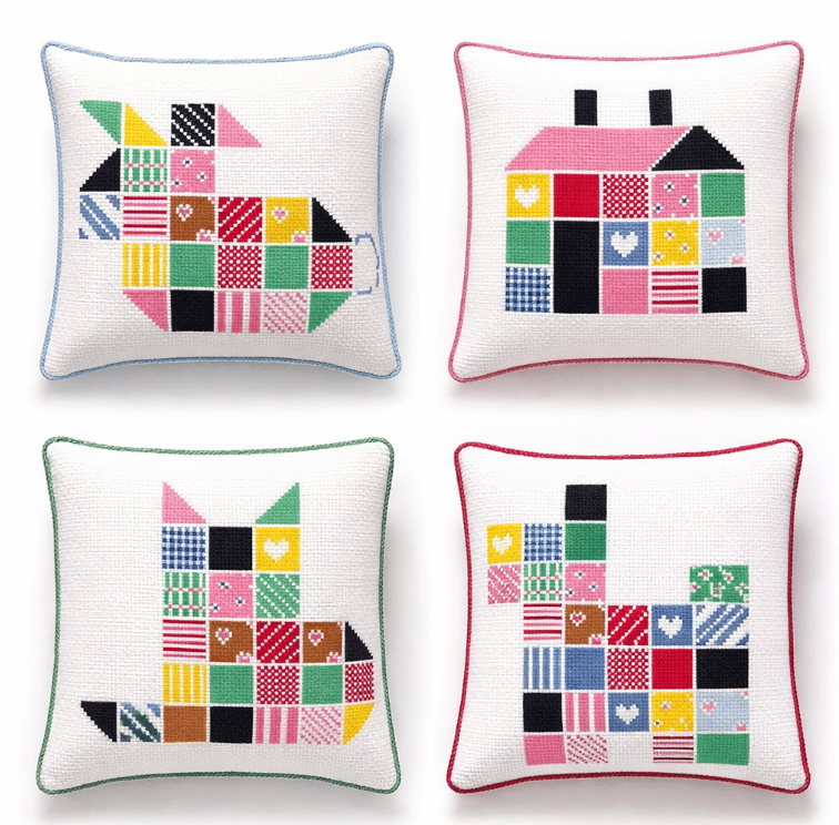 Vintage Patchwork Quilt Canvas Series