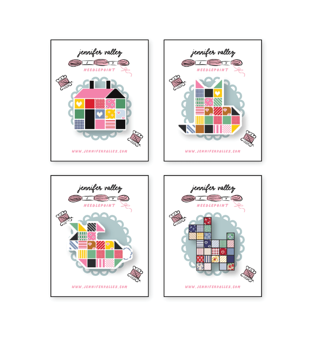 Vintage Patchwork Quilt Needleminders
