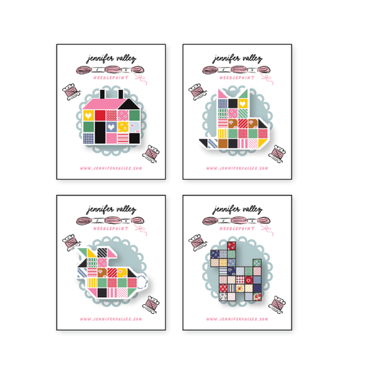 Vintage Patchwork Quilt Needleminders