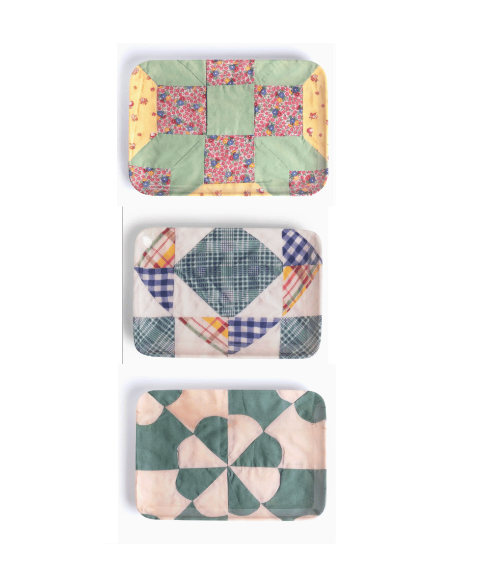 Melamine Quilted Catchall Trays
