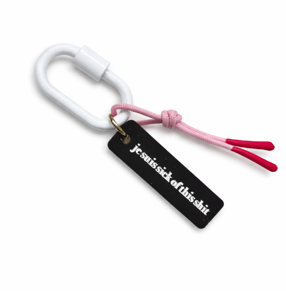 Je Suis Sick of This Shit Bag Charm