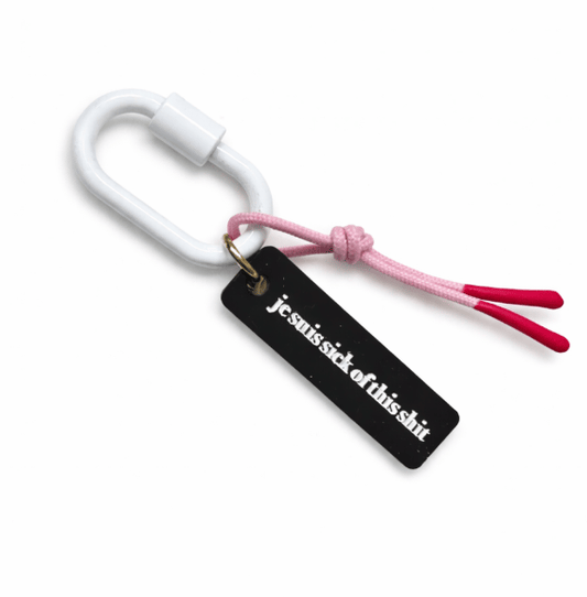 Je Suis Sick of This Shit Bag Charm
