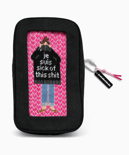 Je Suis Sick of This Shit Bag Charm